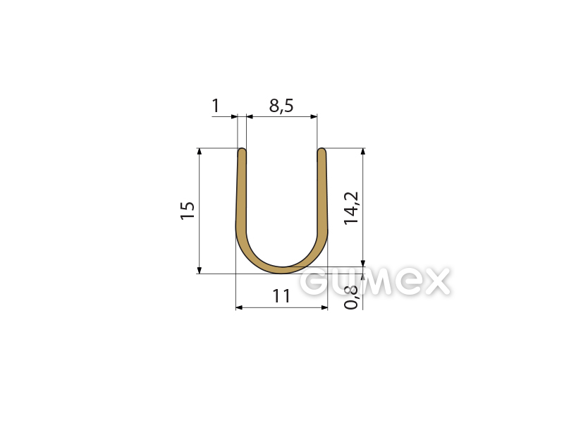 SILIKONPROFILE U-FORM